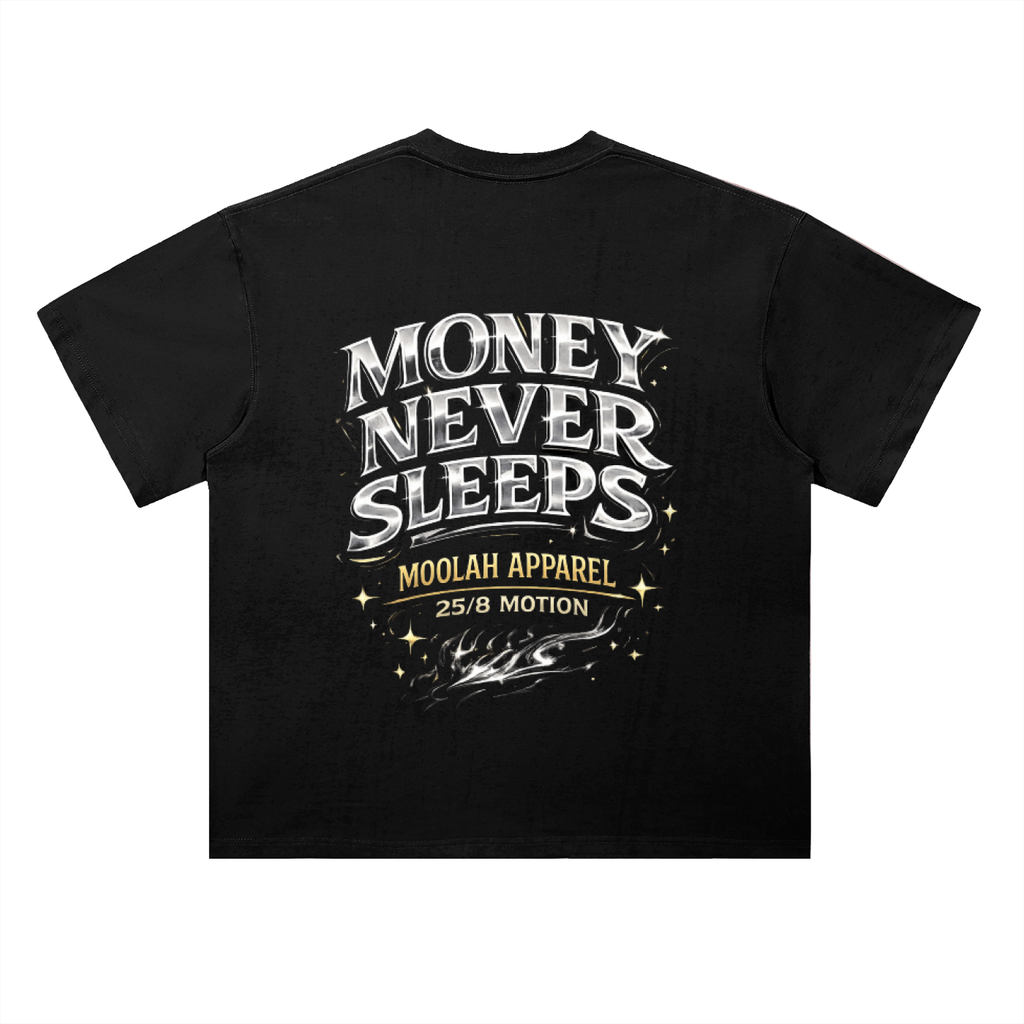 Money Never Sleeps Heavyweight Tee